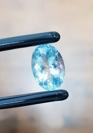 Blauw Aquamarijn - 5.52 ct