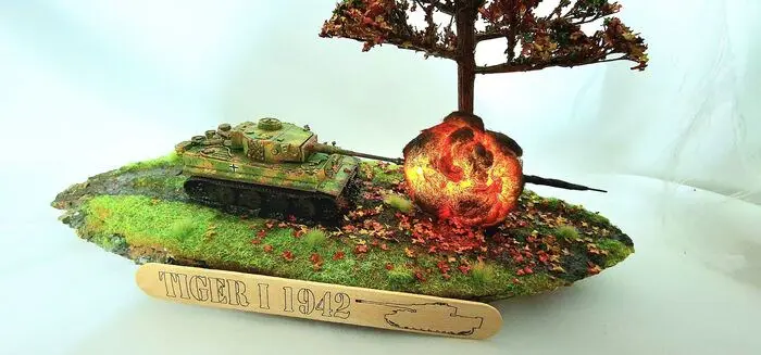 Trumpeter - Diorama Tank Tiger I 1942 WW2 - 2000-heden