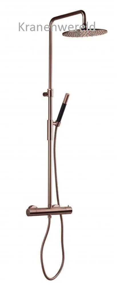 Opbouw doucheset in Roze-Goud uitvoering