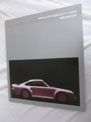 Brochures/catalogi - Original Porsche 959 sales brochure -