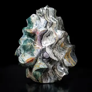 Geweldige oceaan jaspis Vlam - 57×44×34 cm - 63 kg