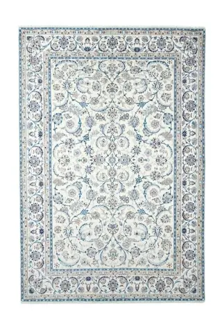 Nain 6 La Habibian - Gesigneerd tapijt - Zeer fijn met