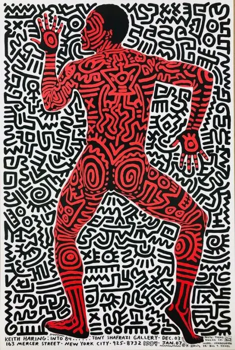 Keith Haring (after) - Into 84