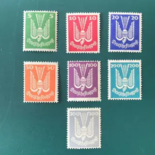 Duitse Rijk 1924 - Vredesduif - Michel 344/350