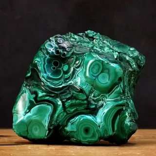 Zeer decoratief natuurlijk malachiet Gepolijst - 180×145×83