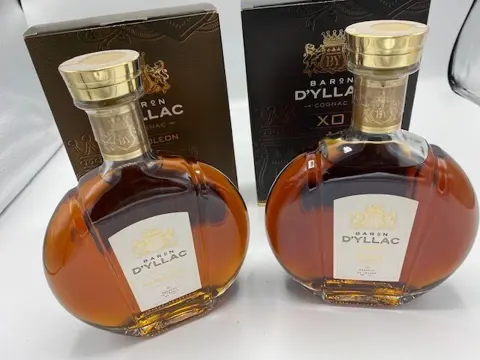 Baron d'Yllac - Napoléon &amp; XO Cognac - 70cl - 2 flessen