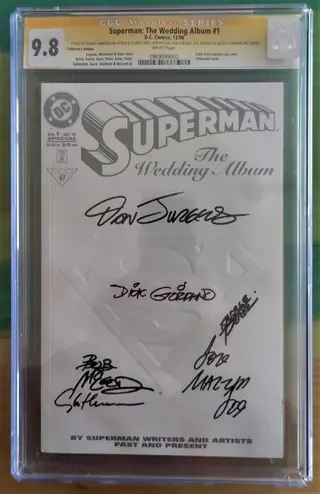 Superman - Superman Wedding Album #1 (6 x signiert) - Uniek exemplaar (1996)