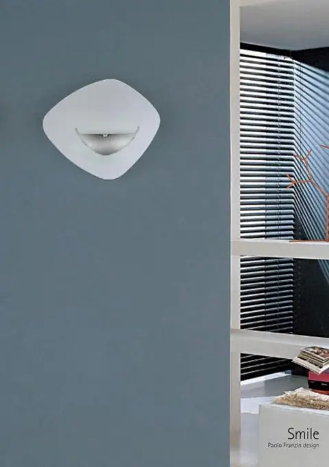 Flaver - Muurlamp - Smile cromo