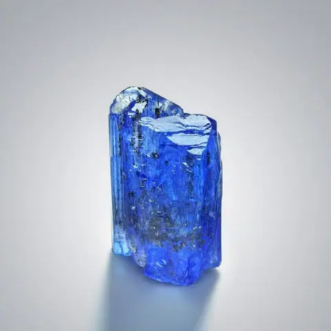 Fantastisch Pleochroïsme ZOISITE var. TANZANITE met GRAFIET