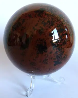 Mahonie obsidiaan bol - 8 cm - 621 g