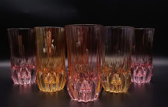 Same Cristalleria (SC Line) - Gekleurde longdrinkglazen (6)