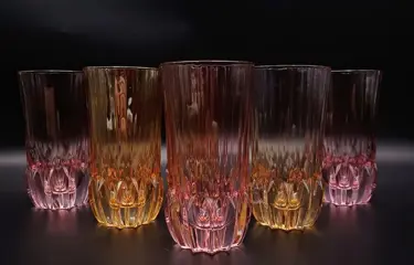 Same Cristalleria (SC Line) - Gekleurde longdrinkglazen (6)