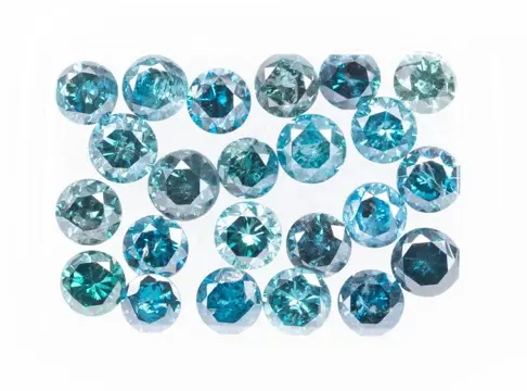 23 pcs Diamanten - 4.55 ct - Fancy Deep Blue to Bluish