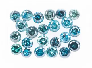 23 pcs Diamanten - 4.55 ct - Fancy Deep Blue to Bluish