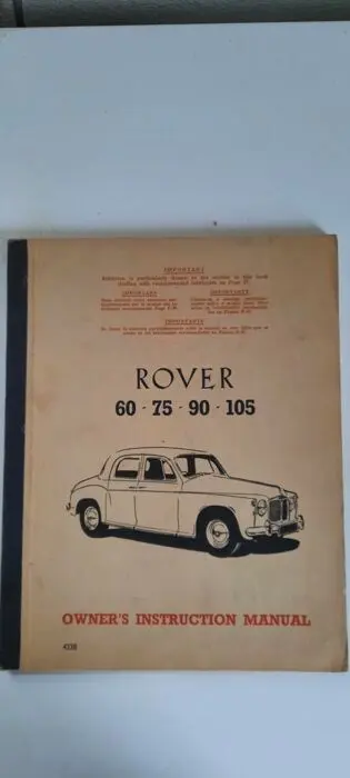 Boeken - Handbuecher, Technische Unterlagen - Rover