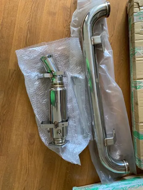 Onderdelen - AP Cardesign new exhaust and Cat stainless