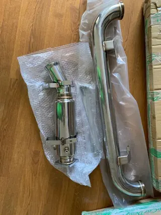 Onderdelen - AP Cardesign new exhaust and Cat stainless