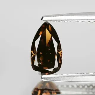 Diamanten - 0.94 ct - Peer - SI2 - Fancy Dark Brown -