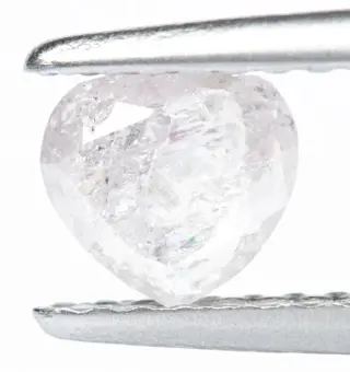 Diamant - 0.50 ct - Natural Fancy Light Pink - I3 *NO