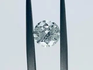 1 pcs Diamant - 1.10 ct - Briljant, Rond - F - SI3