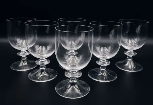 Nason Moretti - Wijnglazen (6) - Kristal - Liscio