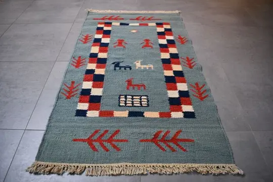 Kelim - Vloerkleed - 160 cm - 92 cm