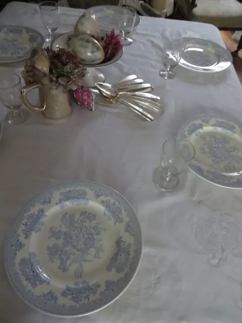 Tafelkleed (1) - Romantisch - Cotton damask