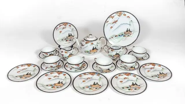 Koffieservies, Theeset (22) - Modern - Porselein