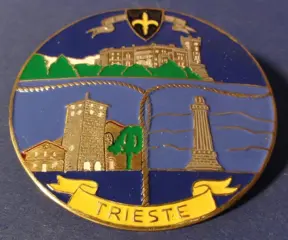 Embleem/mascotte/kenteken - Trieste Old Car Badge - Embleem