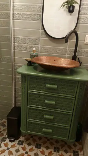 Koper waskommen handgemaakt