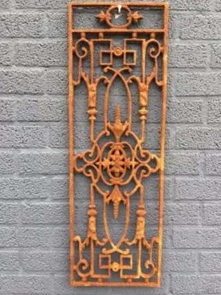 Rooster,tuin wandornament, raamrooster