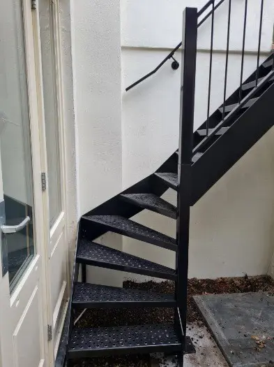 Buitentrap, tuintrap op maat gemaakt