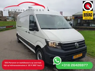 Volkswagen Crafter 35 2.0 TDI L4H3 449WB 3.5T 140PK 2x schuifdeur 3Pers Airco Bluetooth