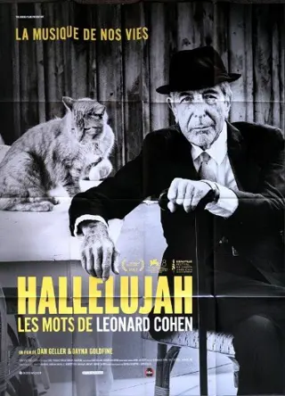 HALLELUJAH : Leonard Cohen FRANSE filmposter.