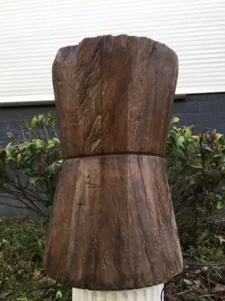 Houten vijzel , joris