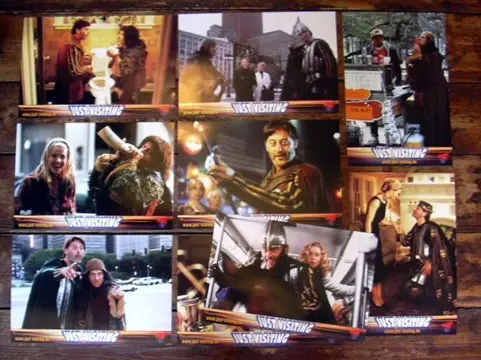 LES VISITEURS ( Just visiting ) lobbycard set.