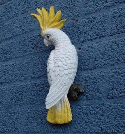 Muurdecoratie kuifkaketoe