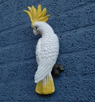 Muurdecoratie kuifkaketoe