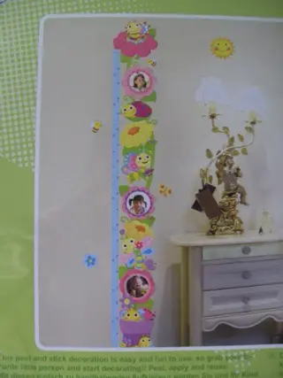 GROEIMETER 3D VROLIJKE INSECTEN NIEUW