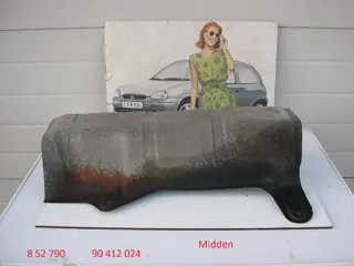 Hitteschild uitlaat Opel Corsa B 90412024