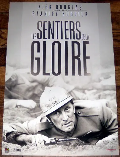 PATHS OF GLORY FRANSE filmposter.