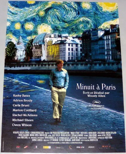 MIDNIGHT IN PARIS filmposter.