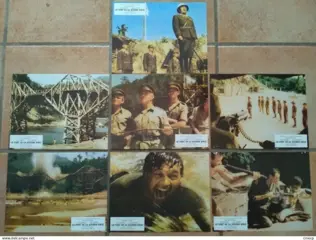 THE BRIDGE ON THE RIVER KWAI lobbycard set.