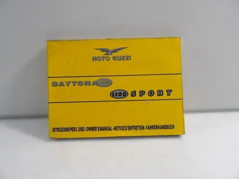 INSTRUCTIEBOEKJE Moto Guzzi 1000 Daytona 1992 - 2000