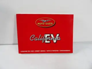 INSTRUCTIEBOEKJE Moto Guzzi California EV 1998 - 2011