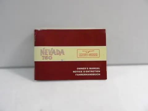INSTRUCTIEBOEKJE Moto Guzzi Nevada 750 1991 - 2019