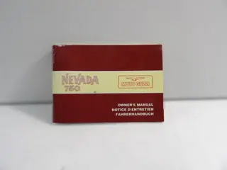 INSTRUCTIEBOEKJE Moto Guzzi Nevada 750 1991 - 2019