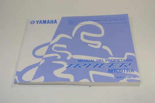 INSTRUCTIEBOEKJE Yamaha MT 09 Tracer 2015 - 2017