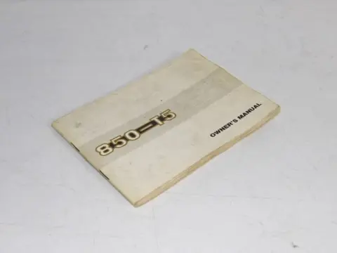 INSTRUCTIEBOEKJE Moto Guzzi 850 T5 1983 - 2000