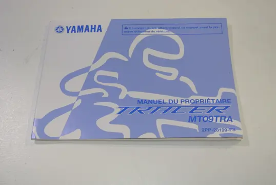 INSTRUCTIEBOEKJE Yamaha MT 09 Tracer 2015 - 2017
